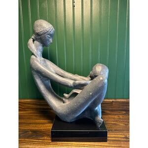 Vintage 70s Sculpture by Artist Kathy Klein by Austin Productions "Generations"